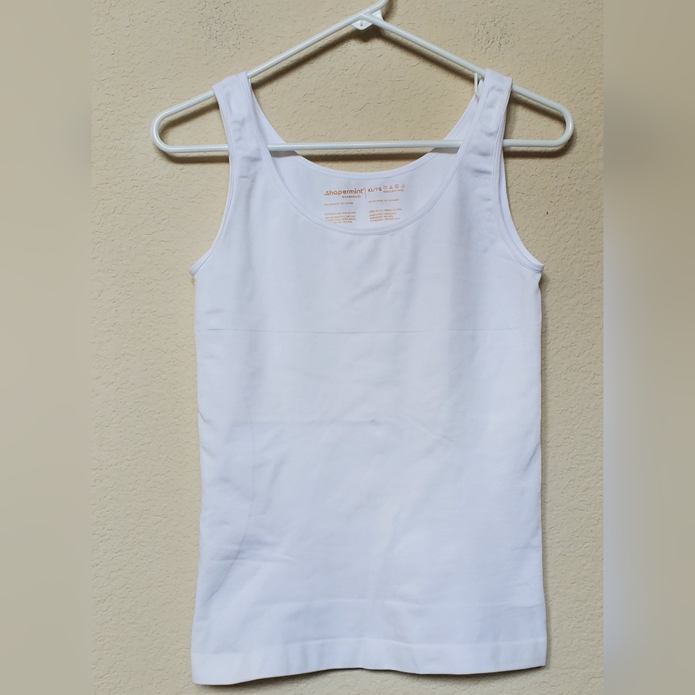 Shapermint White Tank Top.  Size XL